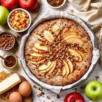 High Altitude Apple Cake