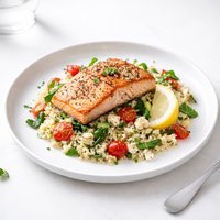 High Calcium Salmon Couscous