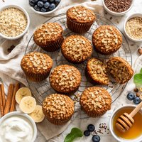 High Fiber Low Calorie Bran Muffins