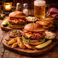 Hobo Bacon Burger Dinners Rsc