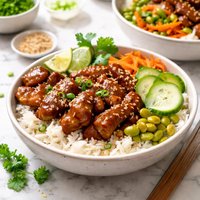 Hoisin Chicken Rice Bowls