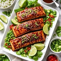 Hoisin Glazed Baked Salmon