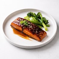 Hoisin Glazed Salmon or Sea Bass