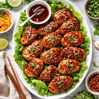 Hoisin Glazed Turkey Medallions