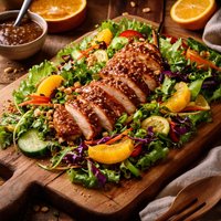 Hoisin Orange Chicken Salad