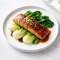 Hoisin Salmon with Bok Choy