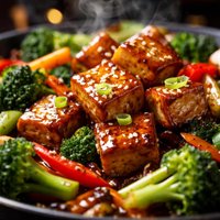 Hoisin Tofu with Vegetables