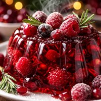 Holiday Cran Raspberry Jello
