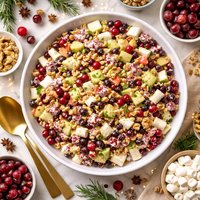 Holiday Cranberry Waldorf Salad