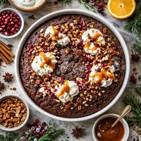 Holiday Gingerbread Pudding Cake