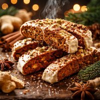 Holiday Gingersnap Biscotti