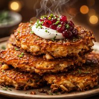 Holiday Leftovers Potato Pancakes