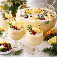 Holiday Pina Colada Punch