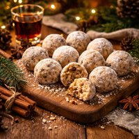 Holiday Rum Cookie Balls