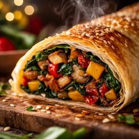Holiday Vegetable Strudel