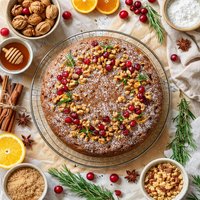 Holiday Walnut Cake