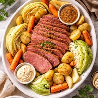 Home Corned Beef Brisket Cabbage New England Style