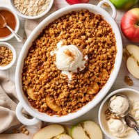 Homemade Apple Crisp or Apple Crumble