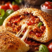Homemade Bread Pocket with Pizza Filling Oamc