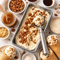 Homemade Butter Pecan Ice Cream
