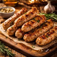 Homemade Chicken Bacon Sausages