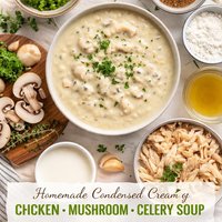 Homemade Condensed Cream of Chicken or Mushroom or Celery Soup