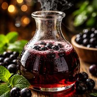 Homemade Creme De Cassis Liqueur
