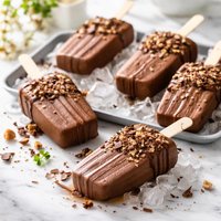 Homemade Frozen Fudge Pops