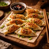 Homemade Gyoza