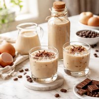 Homemade Irish Cream Liqueur with Eggs