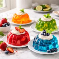 Homemade Jello Regular and Sugar Free