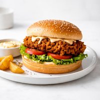 Homemade KFC Zinger Burger