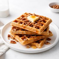 Homemade Pecan Waffles