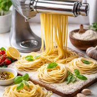 Homemade Semolina Pasta Using Kitchenaid Mixer Pasta Attachment