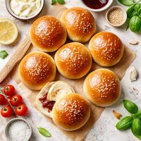 Homemade Soft Bread Buns