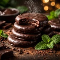 Homemade Thin Mint Cookies