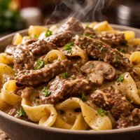 Homestyle Beef Stroganoff
