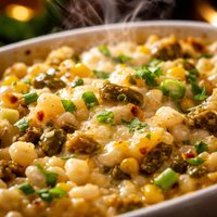Hominy Green Chile Casserole