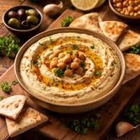 Homos Bi Tahini Arabic Sesame Chickpea Dip