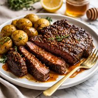 Honey and Mustard Steak