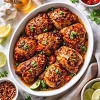 Honey and Spice Glazed Chicken