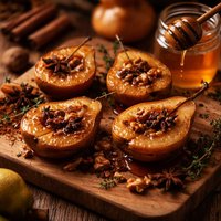 Honey and Spice Pears