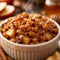 Honey Apple Oatmeal Crisps