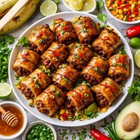 Honey Baked Plantain Rolls St Vincent Caribbean