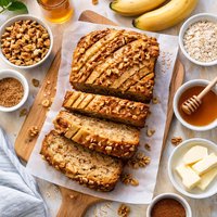 Honey Banana Nut Bread