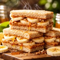 Honey Banana Tea Sandwiches
