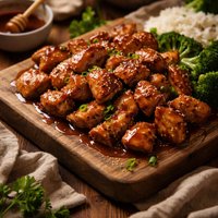 Honey Bourbon Chicken