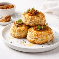 Honey Cheddar Chutney Scones
