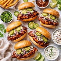 Honey Chipotle Barbecue Chicken Sandwiches