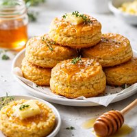 Honey Cornmeal Biscuits